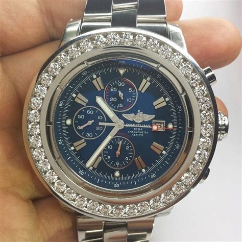 fake iced out breitling watches|copy breitling watches uk.